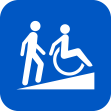 접근로 : 없음(문턱 없이 평지로 연결되어 휠체어 통과 가능함)