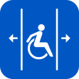 출입통로 :  주출입구 휠체어 통과 가능