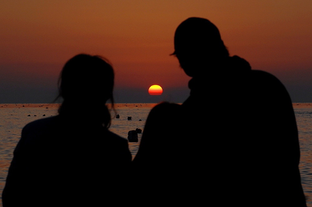 왕산마리나 노을