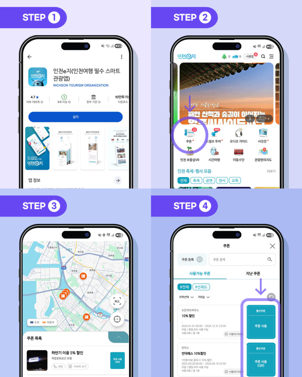 How to Use Incheon Easy Coupons