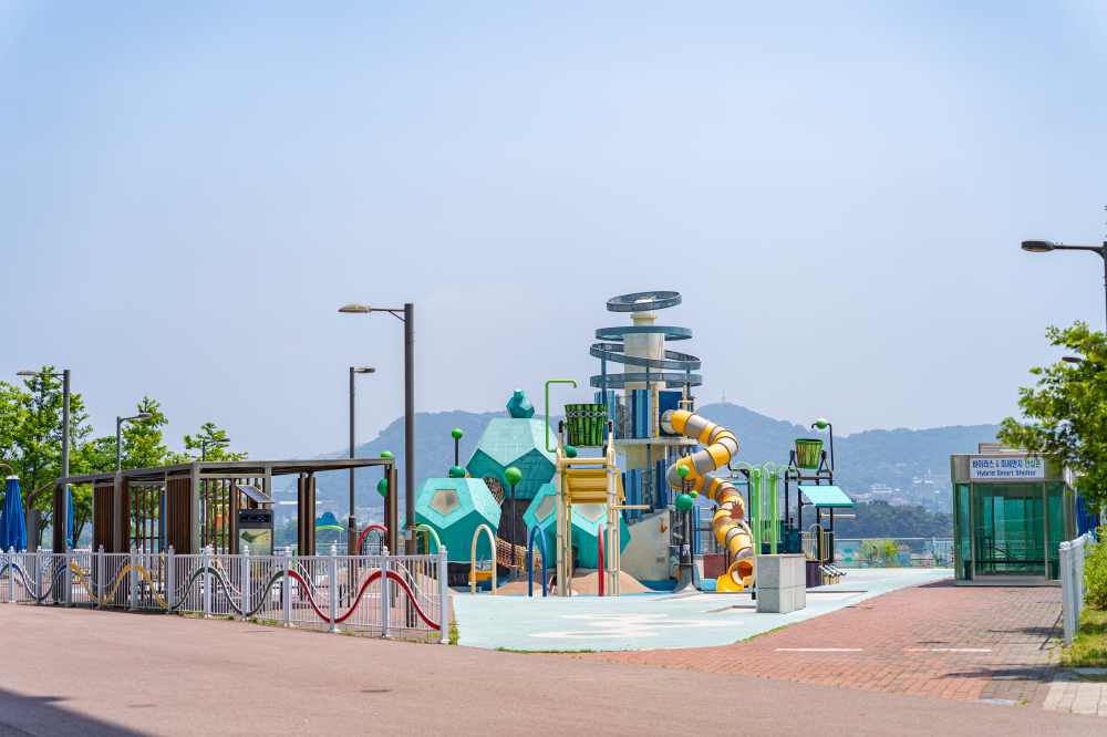 ランドマークシティ 第1近隣公園 水遊び場