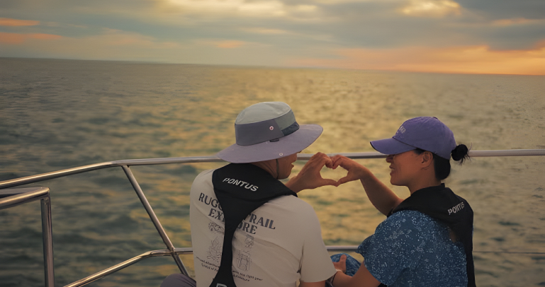 요트타고 대이작도